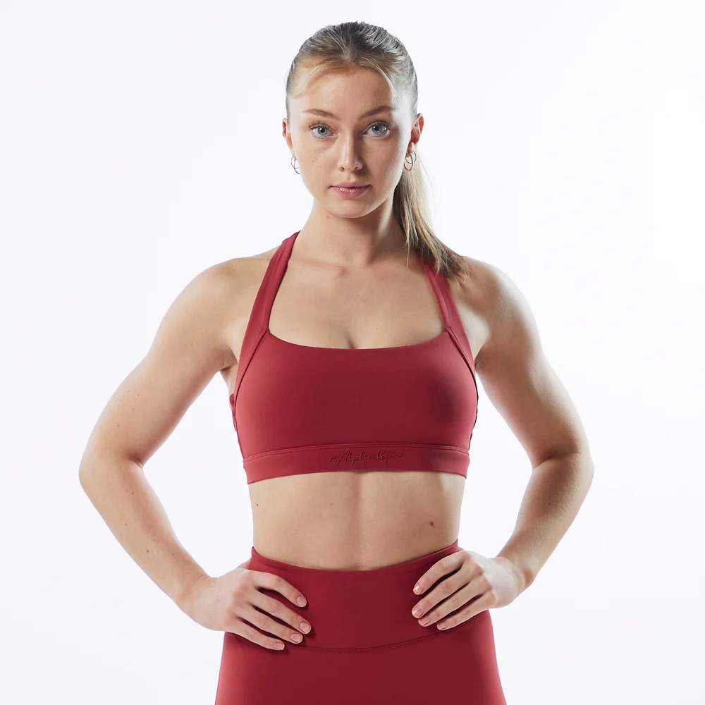 Alphalete Pulse Balance Bra Red XS